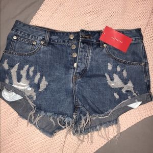 White Fox Boutique Jean Shorts